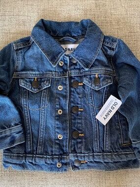 Trucker Jean Jacket for Toddler, Denim Jacket for Baby Boy or baby girl, unisex